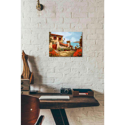 Image of 'Il Giardino Rosso' by Guido Borelli, Giclee Canvas Wall Art