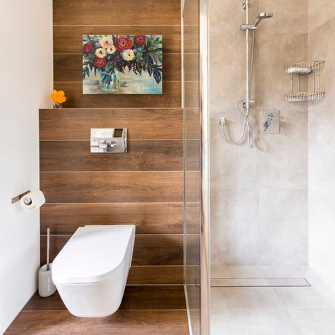 Image of "Winter Floral Crop" by Jeanette Vertentes, Giclee Canvas Wall Art