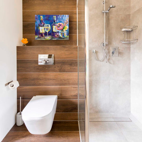 Image of "Floral Party" by Jeanette Vertentes, Giclee Canvas Wall Art