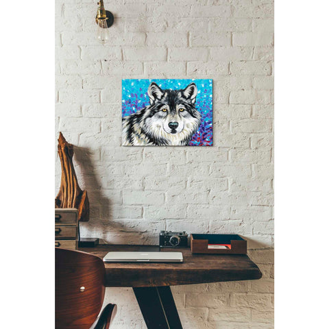 Image of 'Grey Wolf II' by Carolee Vitaletti, Giclee Canvas Wall Art