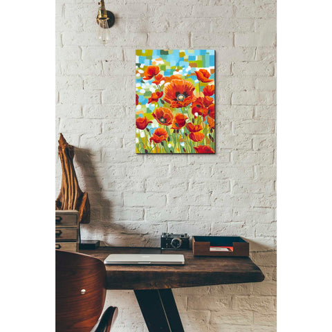 Image of 'Vivid Poppies I' by Carolee Vitaletti, Giclee Canvas Wall Art