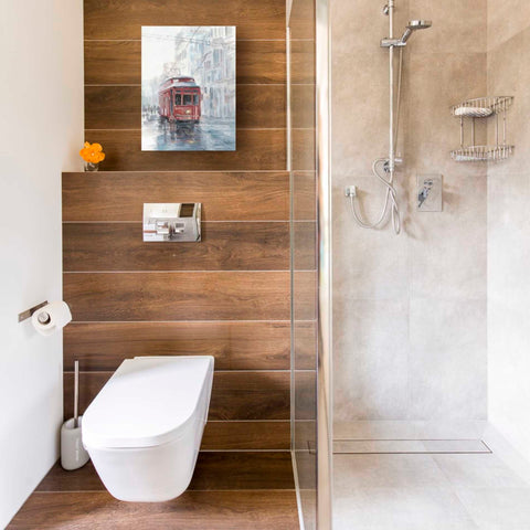 Image of 'Watercolor Streetcar Study II' by Ethan Harper Canvas Wall Art,12 x 16