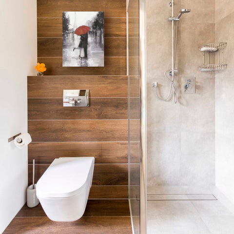 Image of 'Caught in the Rain' by Ethan Harper Canvas Wall Art,12 x 16