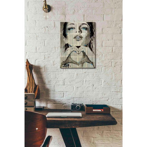 Image of 'All You Need is Love' by Loui Jover, Canvas Wall Art,12 x 16