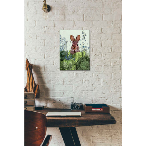 Image of 'Cabbage Patch Rabbit 6 ' by Fab Funky, Giclee Canvas Wall Art