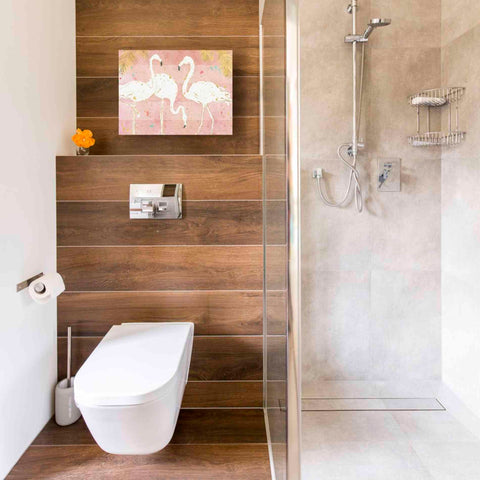 Image of 'Flamingo Fever IV' by Anne Tavoletti, Canvas Wall Art,16 x 12