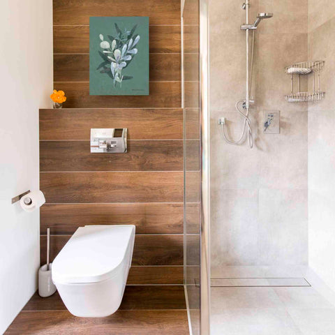 Image of 'Watercolor Greenery Series Dark II' by Bluebird Barn, Canvas Wall Art,12 x 16