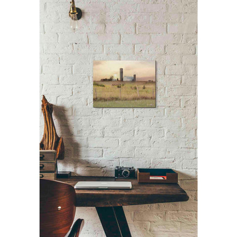 Image of 'Sunset at the Dexter Farm' by Lori Deiter, Canvas Wall Art,16 x 12