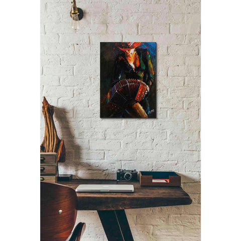 Image of 'Reina del Bandoneon' by Colin John Staples, Giclee Canvas Wall Art