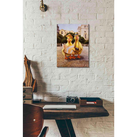 Image of 'Tourists' by Lucia Heffernan, Canvas Wall Art,12 x 16