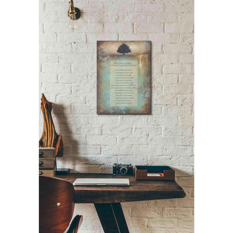 Image of 'Time for Everything' by Britt Hallowell, Canvas Wall Art,12 x 16
