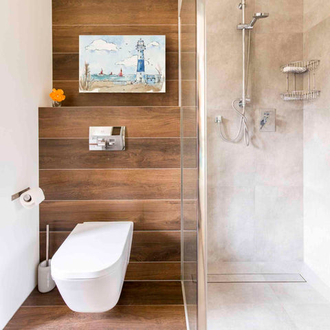 Image of 'Coastal Life II' by Anne Tavoletti, Canvas Wall Art,18 x 12