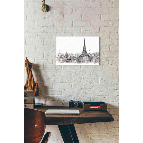 Image of 'Skyline Sketches II' by Anne Tavoletti, Canvas Wall Art,18 x 12