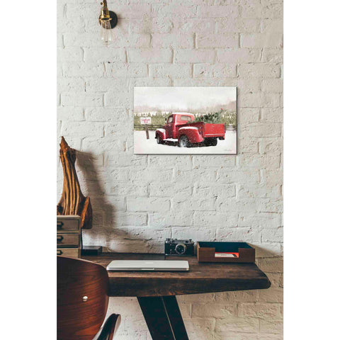 Image of 'Christmas Tree Pick' by Lori Deiter, Canvas Wall Art,18 x 12