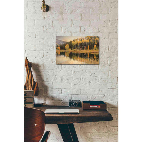 Image of 'Durango Reflections' by Lori Deiter, Canvas Wall Art,18 x 12