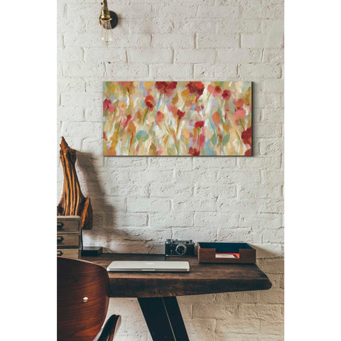 Image of "Breezy Floral I" by Silvia Vassileva, Canvas Wall Art,24 x 12