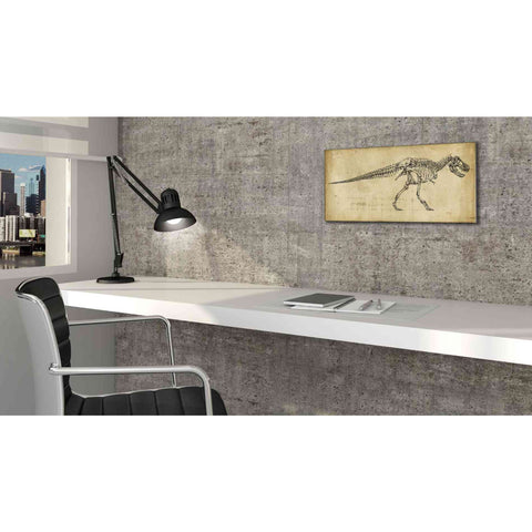 Image of 'Tyrannosaurus Rex Study' by Ethan Harper Canvas Wall Art,24 x 12