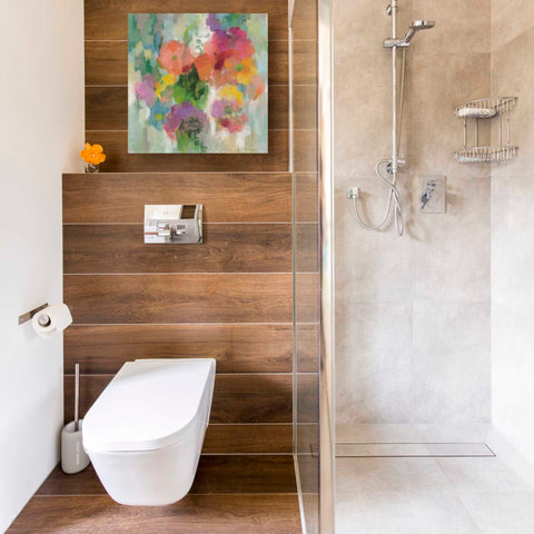 Image of 'Colorful Garden II' by Silvia Vassileva, Canvas Wall Art,18 x 18