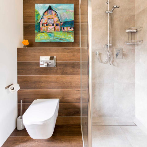 Image of "Going to the Country II" by Jeanette Vertentes, Giclee Canvas Wall Art