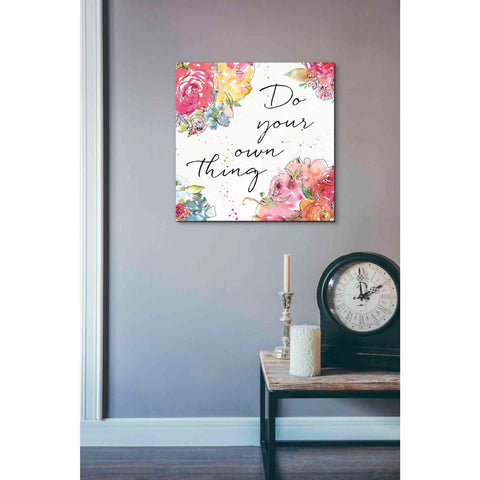 Image of 'Floral Figures X' by Anne Tavoletti, Canvas Wall Art,18 x 18