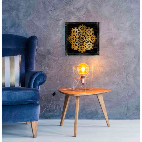 Image of 'Gold Mandala I' by Cindy Jacobs, Canvas Wall Art,18 x 18