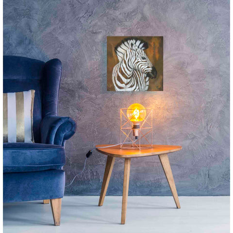 Image of 'Serengeti Rock Star' by Britt Hallowell, Canvas Wall Art,18 x 18