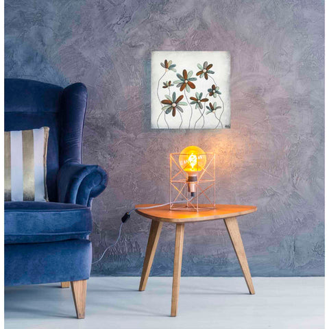 Image of 'Patina Petals I' by Britt Hallowell, Canvas Wall Art,18 x 18