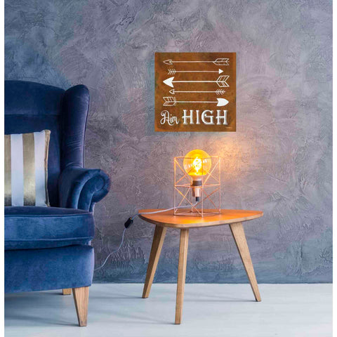 Image of 'Aim High' by Britt Hallowell, Canvas Wall Art,18 x 18