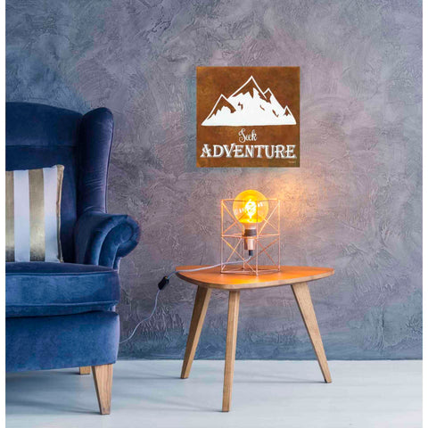 Image of 'Seek Adventure' by Britt Hallowell, Canvas Wall Art,18 x 18