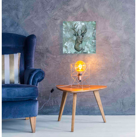 Image of 'Simplicity Deer' by Britt Hallowell, Canvas Wall Art,18 x 18