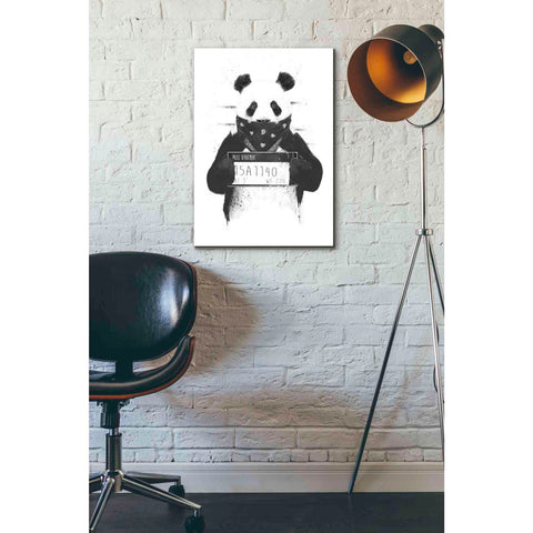 Image of 'Bad Panda' by Balazs Solti, Giclee Canvas Wall Art