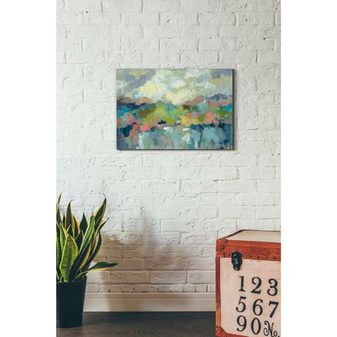 Image of "Abstract Lakeside" by Silvia Vassileva, Canvas Wall Art,26 x 18