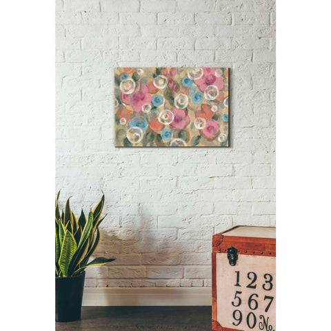 Image of "Parisian Floral I" by Silvia Vassileva, Canvas Wall Art,26 x 18