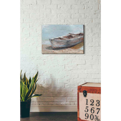 Image of 'Whitewashed Boat II' by Ethan Harper Canvas Wall Art,26 x 18