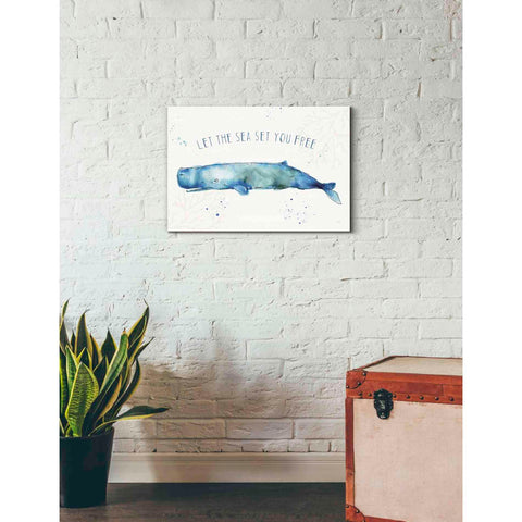 Image of 'Deep Sea I' by Anne Tavoletti, Canvas Wall Art,26 x 18