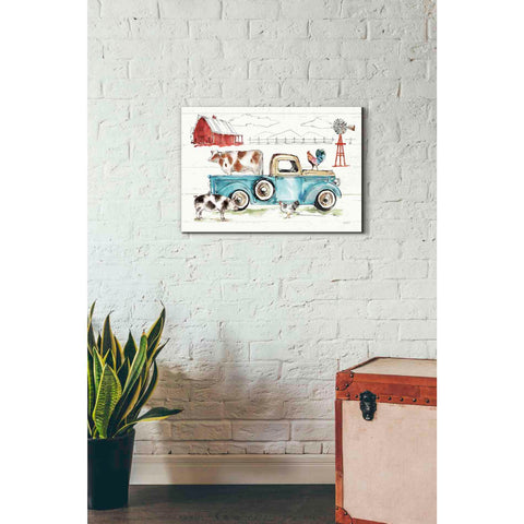 Image of 'Down on the Farm I' by Anne Tavoletti, Canvas Wall Art,26 x 18