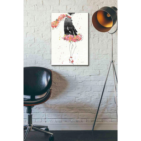 Image of 'Floral Fashion IV' by Anne Tavoletti, Canvas Wall Art,18 x 26