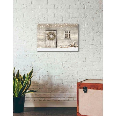 Image of 'Old Farm Christmas' by Lori Deiter, Canvas Wall Art,26 x 18