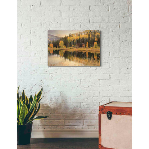 Image of 'Durango Reflections' by Lori Deiter, Canvas Wall Art,26 x 18