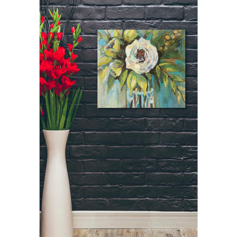 Image of "Aqua Solo" by Jeanette Vertentes, Giclee Canvas Wall Art