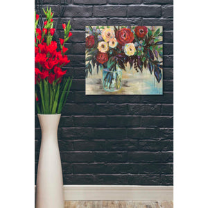 "Winter Floral Crop" by Jeanette Vertentes, Giclee Canvas Wall Art