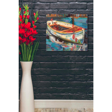 Image of "Solo Boat" by Jeanette Vertentes, Giclee Canvas Wall Art