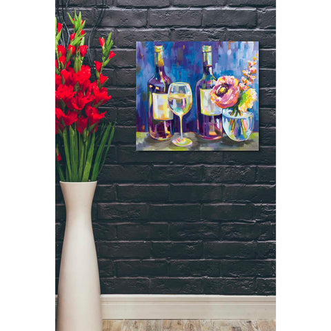 Image of "Floral Party" by Jeanette Vertentes, Giclee Canvas Wall Art