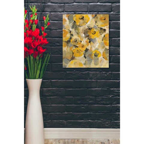 Image of "Yellow Floral II" by Silvia Vassileva, Canvas Wall Art,20 x 24