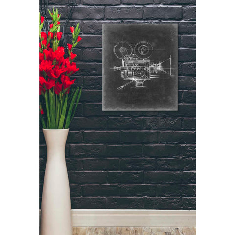 Image of 'Camera Blueprints II' by Ethan Harper Canvas Wall Art,20 x 24