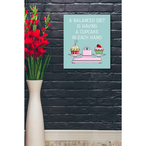 Image of 'A Balanced Diet,' by Fab Funky, Giclee Canvas Wall Art