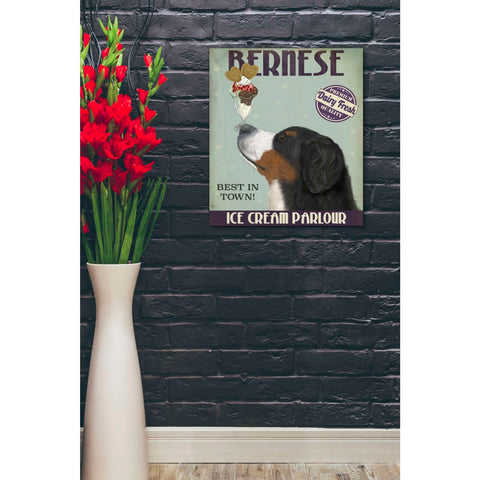 Image of 'Bernese Ice Cream,' by Fab Funky, Giclee Canvas Wall Art