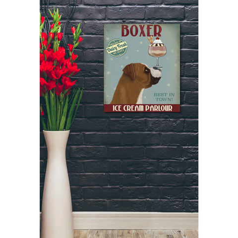 Image of 'Boxer Ice Cream,' by Fab Funky, Giclee Canvas Wall Art