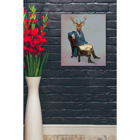 Image of 'Distinguished Deer Full' by Fab Funky, Giclee Canvas Wall Art