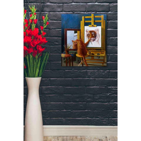 Image of 'Norman Catwell' by Lucia Heffernan, Canvas Wall Art,20 x 24